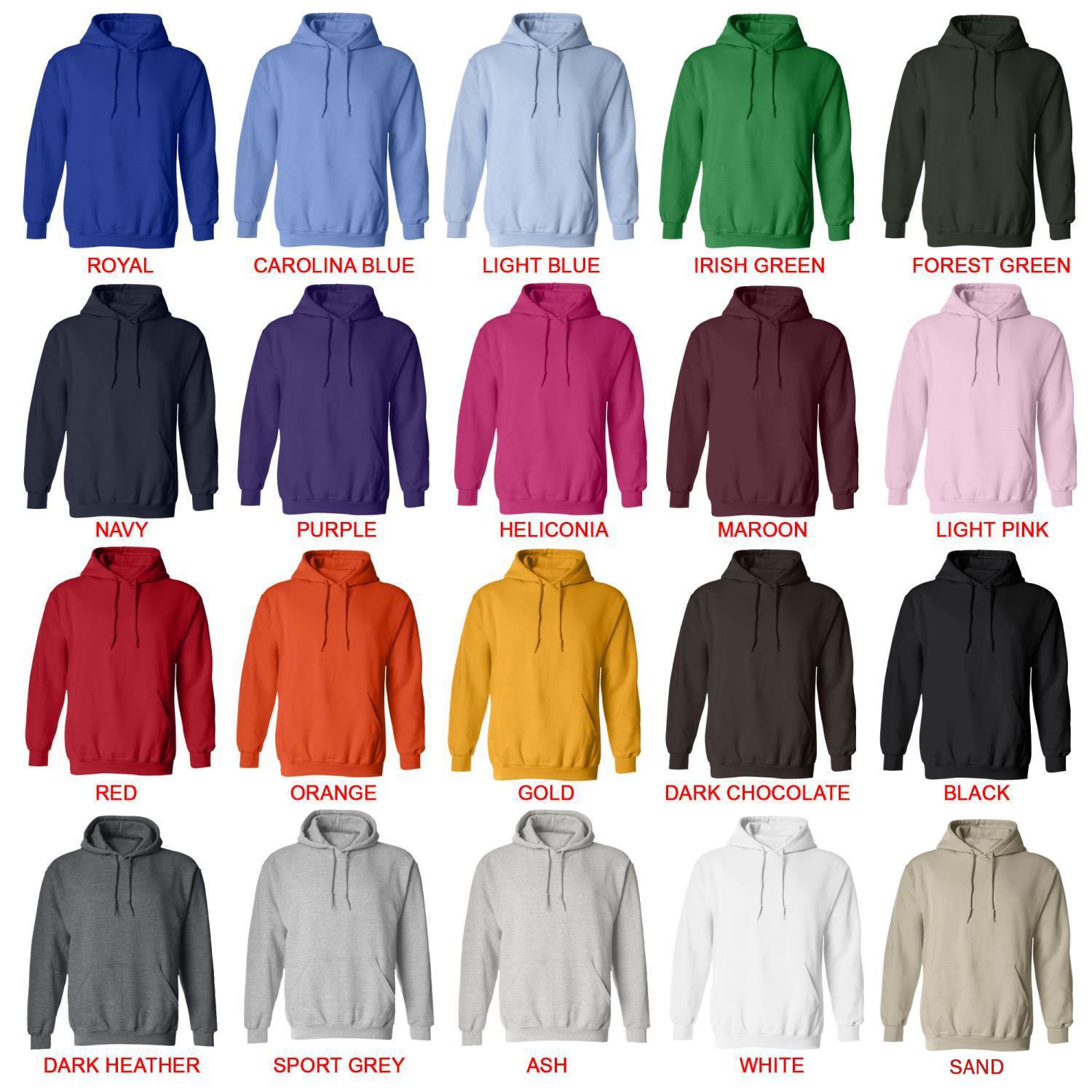 hoodie color chart - Gundam Stuff