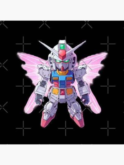 Alternative view of Gundam Chibi Wings Tapestry