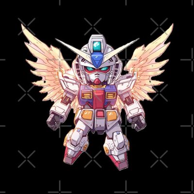 Alternative view of Gundam Chibi Wings Orange Tote Bag
