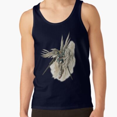 Wing Gundam Ink Traditional Art Artwork Tank Top
