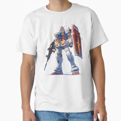 Alternative view of Gundam Robot T-shirt