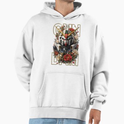 Alternative view of Tropical Gundam Hoodie