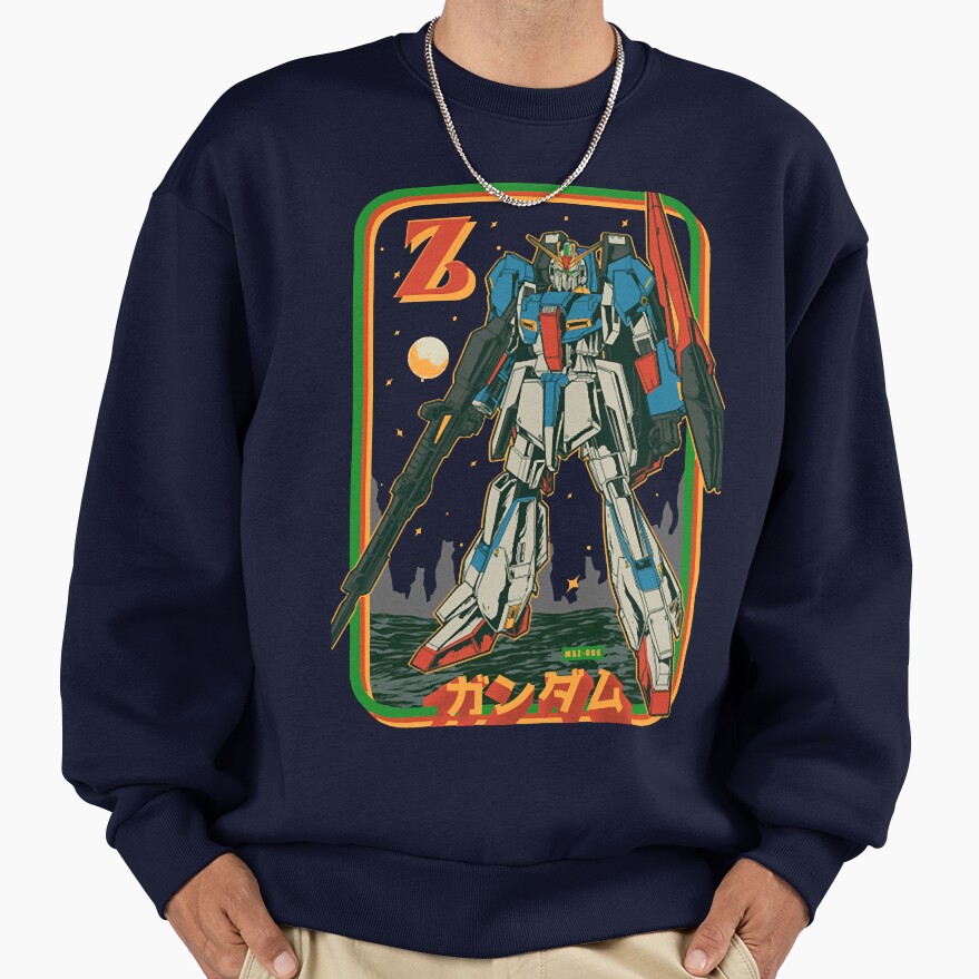 Retro Zeta Gundam Sweatshirt - Image 5