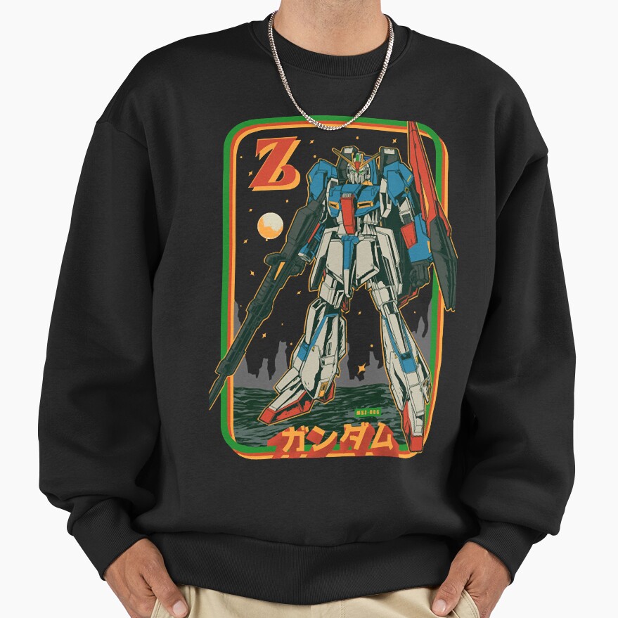 Retro Zeta Gundam Sweatshirt - Image 2