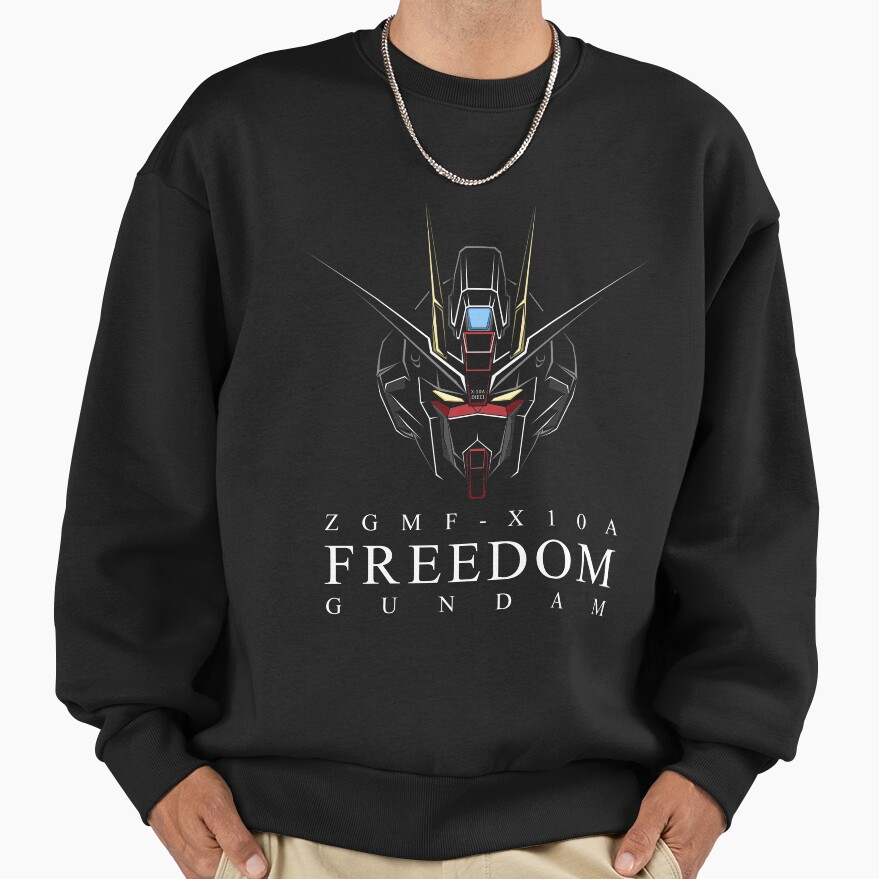 Zgmf X10a Freedom Gundam Edgeart Sweatshirt
