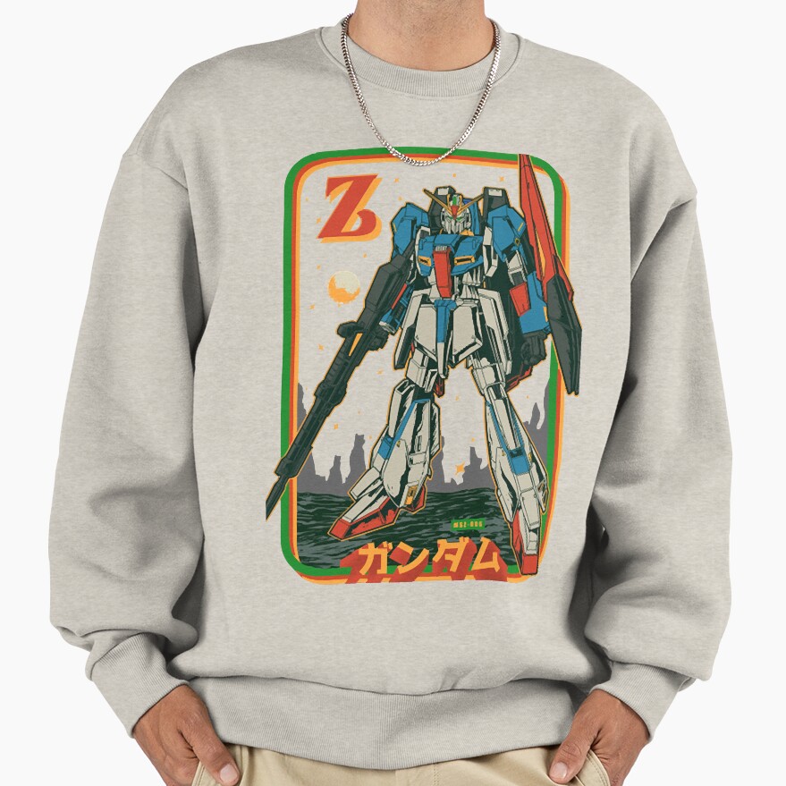 Retro Zeta Gundam Sweatshirt - Image 3