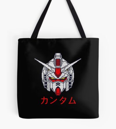 Gundam Rx78 Pixel Tote Bag
