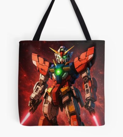 Red Gundam Sword Light Tote Bag