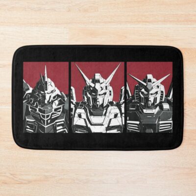 Trio Gundam Retro Bath Mat