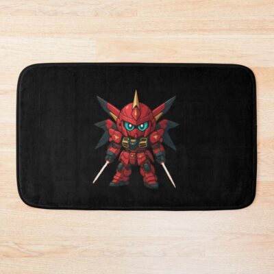 Chibi Gundam Red Bath Mat