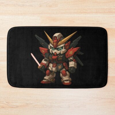 Chibi Mecha Gundam Bath Mat