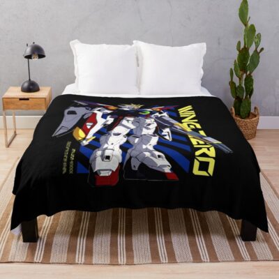 Wing Gundam Zero Throw Blanket