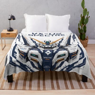 Gundam Vx 02 Spectre Throw Blanket