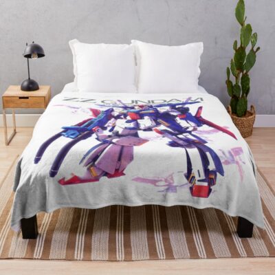 Gundam Zz Hot Throw Blanket