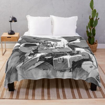 Tallgeese Gundam Wing Throw Blanket