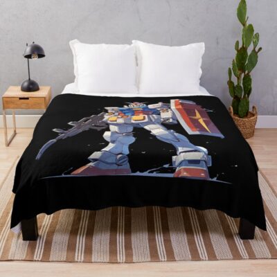Gundam Model Throw Blanket