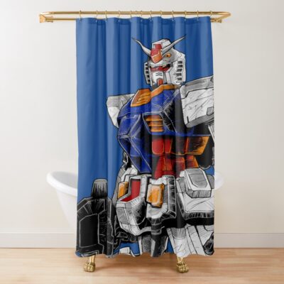 Gundam Trendy Shower Curtain