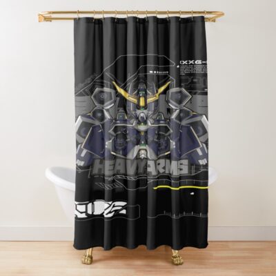 Gundam Heavy Arms Shower Curtain