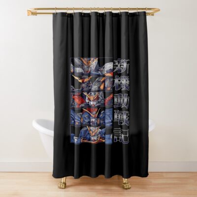 Gundam Wing Series Shower Curtain