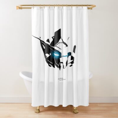 Gundam Exia New Shower Curtain