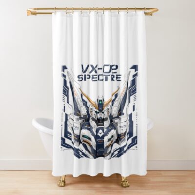 Gundam Vx 02 Spectre Shower Curtain
