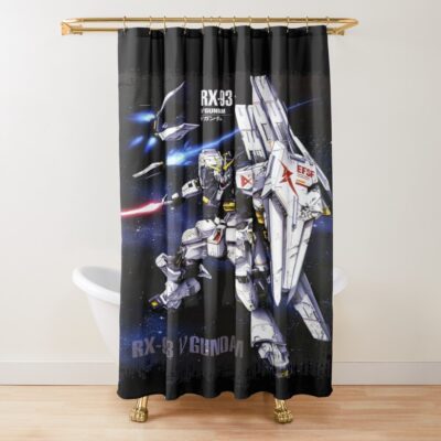 Rx 93 Gundam Shower Curtain