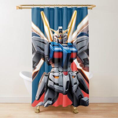 Mobile Suit Gundam Art Shower Curtain