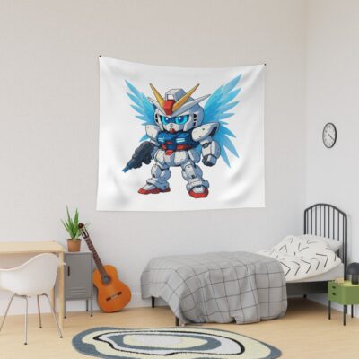 Chibi Gundam Wings Tapestry