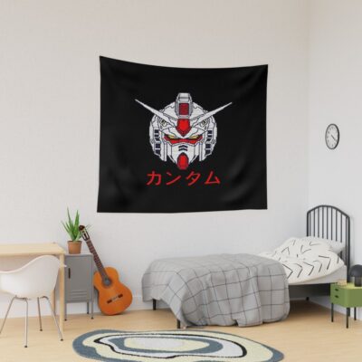 Gundam Rx78 Pixel Tapestry